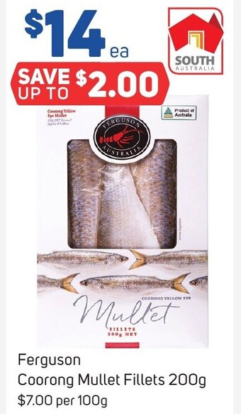 Foodland Ferguson Coorong Mullet Fillets 200g offer