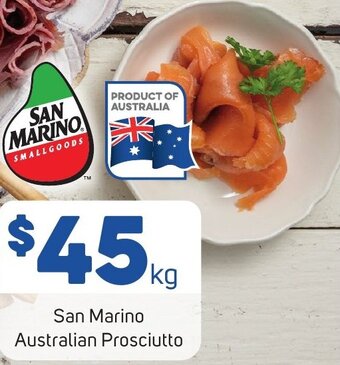 Foodland San Marino Australian Prosciutto offer