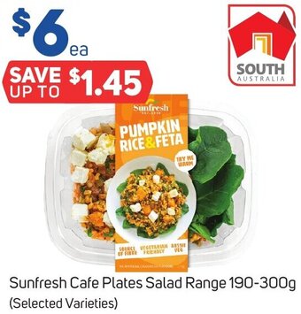 Foodland Sunfresh Cafe Plates Salad Range 190-300g offer