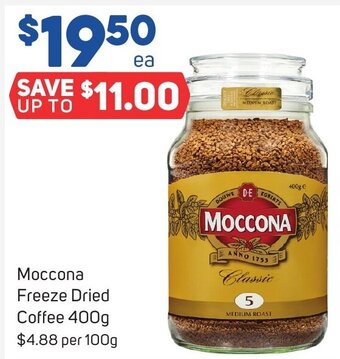 Foodland Moccona Freeze Dried Coffee 400g offer