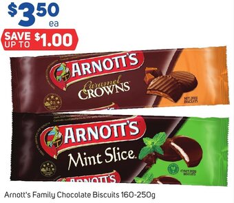 Foodland Arnott's Family Chocolate Biscuits 160-250g offer