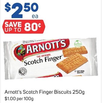 Foodland Arnott's Scotch Finger Biscuits 250g offer