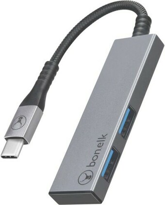 The Good Guys Bonelk USB-C to 2 Port USB 3.0 Hub - Space Grey offer