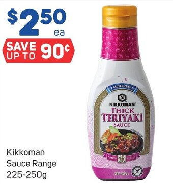 Foodland Kikkoman Sauce Range 225-250g offer