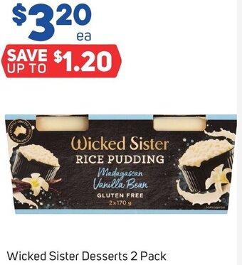 Foodland Wicked Sister Desserts 2 Pack offer