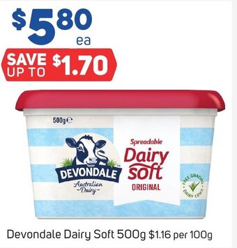 Foodland Devondale Dairy Soft 500g offer