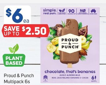 Foodland Proud & Punch Multipack 6s offer