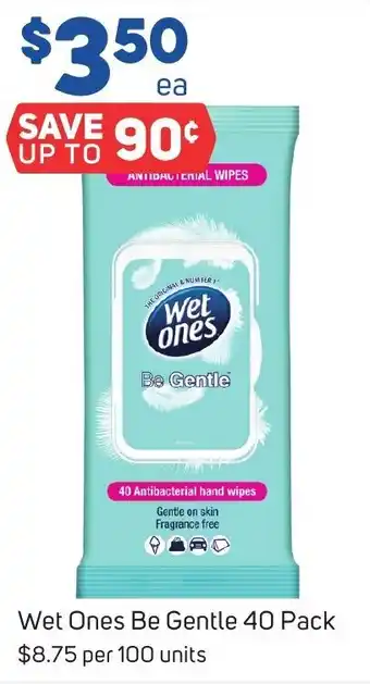 Wet Ones Be Gentle 40 Pack