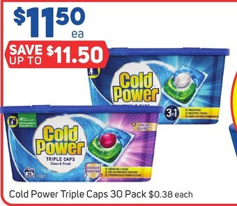 Foodland Cold Power Triple Caps 30 Pack offer