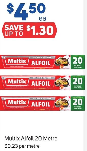 Foodland Multix Alfoil 20 Metre offer