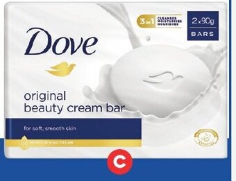 Foodland C. Dove Beauty Bar 2 x 90g offer