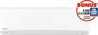 The Good Guys Panasonic C3.5kW H4.3kW Reverse Cycle Split System & Air Purifier offer