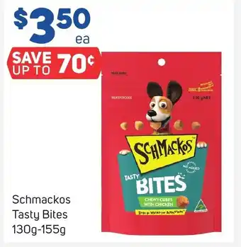 Foodland Schmackos Tasty Bites 130g-155g offer