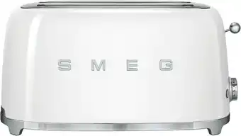 The Good Guys Smeg 50s Retro Style 4 Slice Toaster - White offer