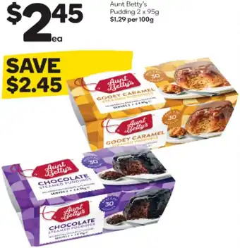 Aunt Betty's Pudding 2 x 95g