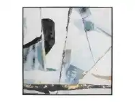 LivingStyles "Gotye" Framed Abstract Canvas Wall Art, No.1, 80cm offer