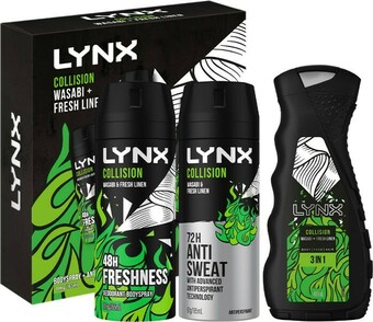 BIG W Lynx Wasabi Trio Pack offer