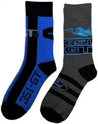 BIG W Ford Mens 2-Pack Socks offer