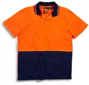 BIG W Blacksmith Mens Short Sleeve Hi Vis Polo offer
