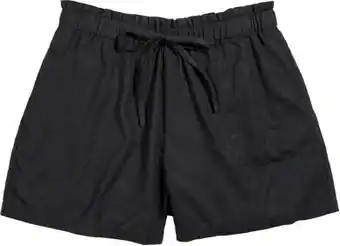 &me Womens Amy Linen Blend Short - Black