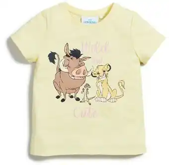 BIG W The Lion King Kids Organic Cotton Print Tee offer