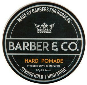 Barber & Co. Hard Pomade 95g - Strong Hold High Shine