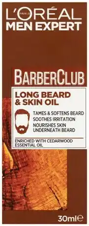 L'Oreal Paris Men Expert BarberClub Long Beard & Skin Oil 30mL