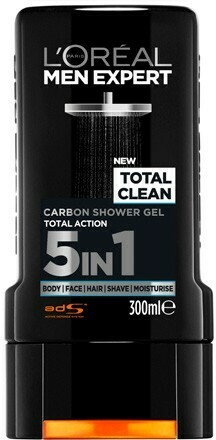 BIG W L'Oreal Paris Men Expert Total Clean Carbon Shower Gel 300mL offer