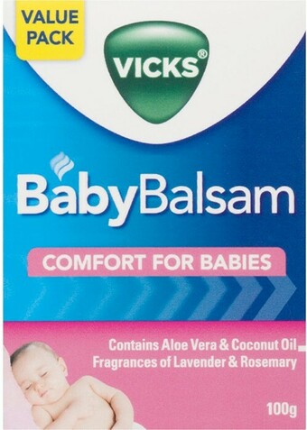 Vicks BabyBalsam Decongestant Rub 100g*