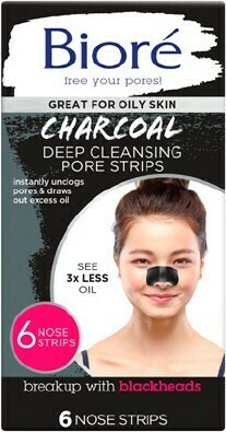 BIG W Biore Deep Cleansing Charcoal Pore Strips 6 Pack offer