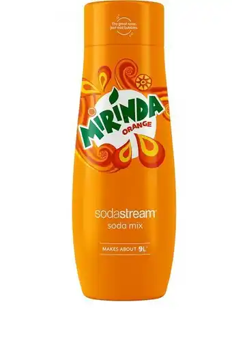BIG W Mirinda For SodaStream Soda Mix 440mL offer