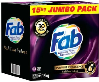 BIG W Fab Laundry Powder 15kg offer