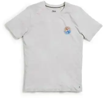 BIG W Allgood. Mens Slub Back Graphic Tee - Cream offer