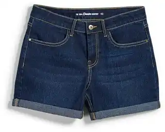BIG W The 1964 Denim Co. Womens 5-Pocket Stretch Short - Dark Wash offer