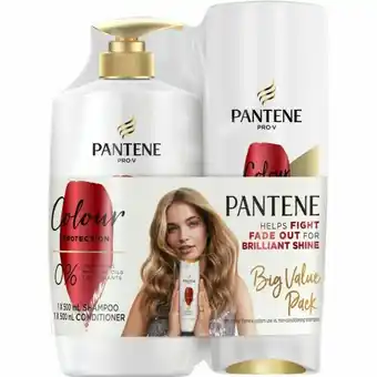 BIG W Pantene Twin Pack 2x500mL - Colour Protection offer