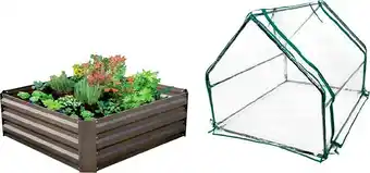 BIG W Garden Sense Garden Bed and Greenhouse with PVC Cover offer