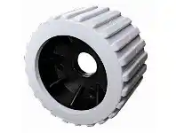 3in x 4in Wobble Roller Grey with 25mm Bore
