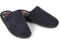 Grosby Microsuede Memory Foam Scuff Sizes 7-12