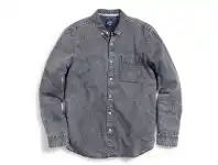 BIG W The 1964 Denim Company Mens Surf Wash Shirt Sizes S-3XL - Charcoal offer