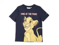 BIG W The Lion King Organic Cotton Print Tee Sizes 2-7- Navy offer