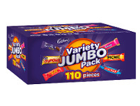 BIG W Cadbury 110-Pack Jumbo Box 1.1kg offer