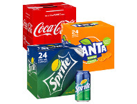 BIG W Coca-Cola 24-Pack Can Varieties 375ml offer