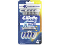 BIG W Gillette Sensor 3 Comfort - 4 Pack offer