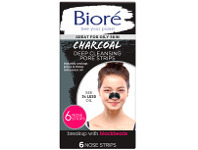 BIG W Biore Deep Cleansing Charcoal Pore Strips 6 Pack offer