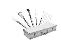 BBQ Miester BBQ Tools 10-Piece Case Gift Set