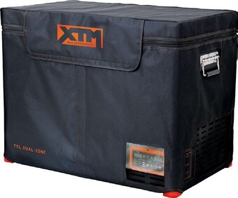 BCF Xtm 75bt 75l fridge freezer & cover pack offer