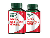 Nature's Own Calcium, Magnesium & Vitamin D3 120 Tablets