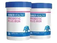 Direct Chemist Outlet Inner Health Probiotic Plus Iron 30 Capsules offer