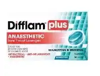 Direct Chemist Outlet Difflam Plus Anaesthetic Sore Throat Eucalyptus & Menthol Flavour 16 Lozenges offer