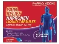 Direct Chemist Outlet Pain Relief Naproxen Liquid Capsules 10 Soft-Gel Capsules offer